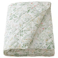Stork Timjansmott Comforter, Floral Pattern, Cotton Fabric With Recycled Polyester Filling, OffWhite, Machine Washable, For Dou