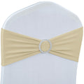 Babenest Spandex Chair Sashes Bows 50Pcs Premium Stretch Chair Cover Band With Buckle Slider Universal Elastic Chair Ties For We