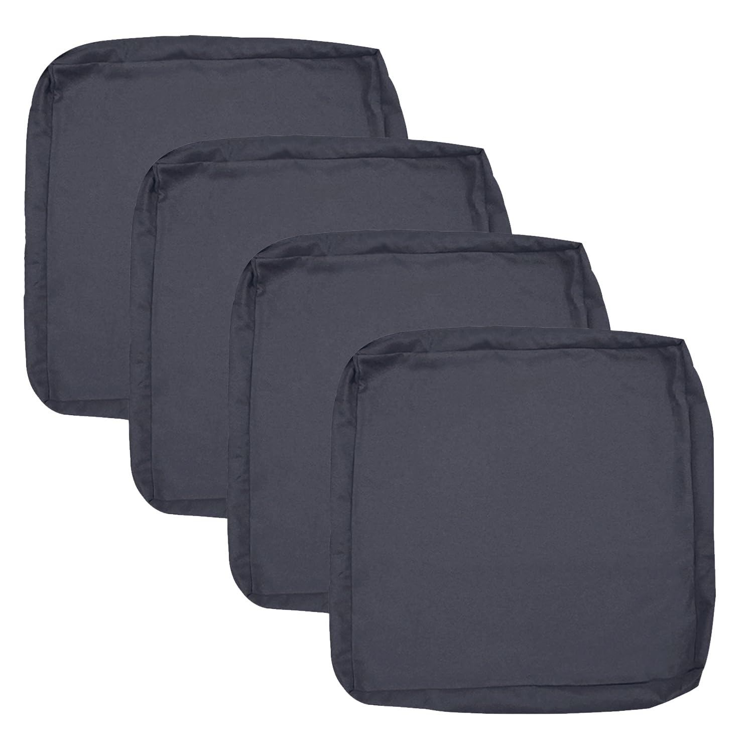 Oslimea Outdoor Patio Cushion Covers Replacement 24X22X4 Inch 4Pack Patio Furniture Cushion Seat Cover Waterproof Washable Sofa