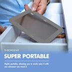Boxgear Magnetic Locker Mirror - 5' X 7'- For School Locker, Bathroom, Household Refrigerator, Locker Accessory, Workshop Tool