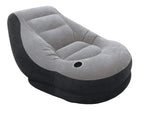Intex Inflatable Ultra Lounge Chair With Cup Holder And Ottoman Set (4 Pack)
