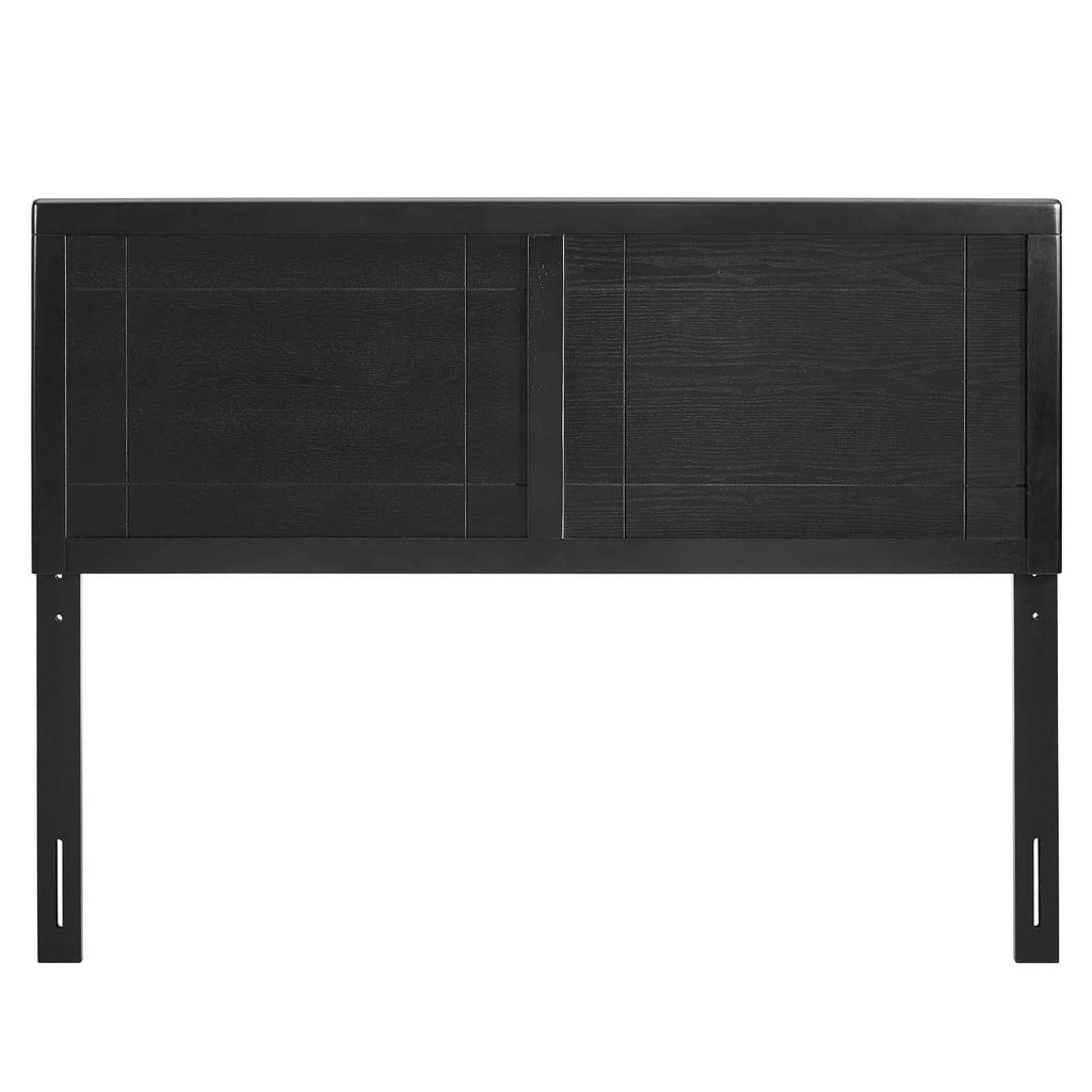 Modway Archie King Wood Headboard In Black