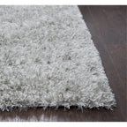Rizzy Home Alora Decor Pearl 5'X7'6" Solid Lt. Gray Hand-Tufted Area Rug