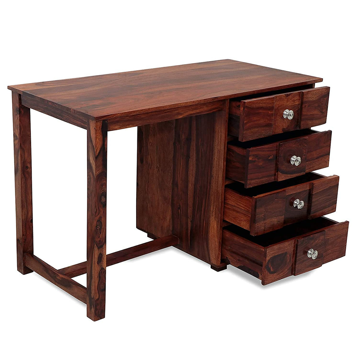 Umark Computer Study Table | Sheesham Wood Laptop Desk With 4 Drawer | Solid Wood Desk For Home & Office For Student And Adults