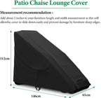 Akefit 2Pcs Zero Gravity Chair Cover Outdoor Folding Lawn Lounge Chair Covers Waterproof All Weather Dustproof Oxford Anti With Storage Bag Black, 29-Jp