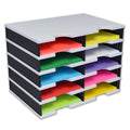 Ultimate Office Tierdrop Literature Organizer/Forms Mailroom Classroom Sorter, 10-Compartments With Optional Add-On Tiers For Ea