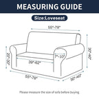2025 New Stretch Loveseat Sofa Slipcovers Couch Cover For 2 Cushion Furniture Protector Sofa Covers With Elastic Bottom Jacquard Fabric Small Checks For Pets, Kids - Dark Red