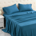 Micoral Queen Bed Sheets Set, Soft Breathable Bedding Sheet Set, Sheets Set With 16'' Deep Pocket Design (4 Pieces, Queen, Paon)