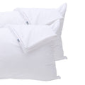 Kingnex 4 Pack Feather Proof Pillow Protectors with Zipper Standard Size - Waterproof - Down Proof - Bamboo Viscose Terry Surfac