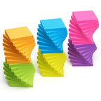 Sticky Notes 3X3 Inch Bright Colors Self-Stick Pads 48 Pads/Pack 90 Sheets/Pad Total 4320 Sheets
