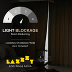 Lazzzy Tan Velvet Curtains Room Darkening Thermal Insulated Curtains 108 Inch Length Soundproof Noise Reducing Drapes For Bedroom Living Privacy Home Decor Rod Pocket, 2 Panels