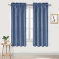 Dwcn Blackout Curtains - Thermal Insulated, Energy Saving & Noise Reducing Bedroom And Living Room Curtains, Dusty Blue, W 42X L