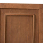 Baxton Studio Giordano Classic and Traditional Ash Walnut Finished Wood Full Size Headboard