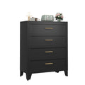 Metal Dresser Tall Black Dresser for Bedroom Chest,43.11 H Drawer Chest, Closet Dressers & Chests of Drawers for Living Room, Ha