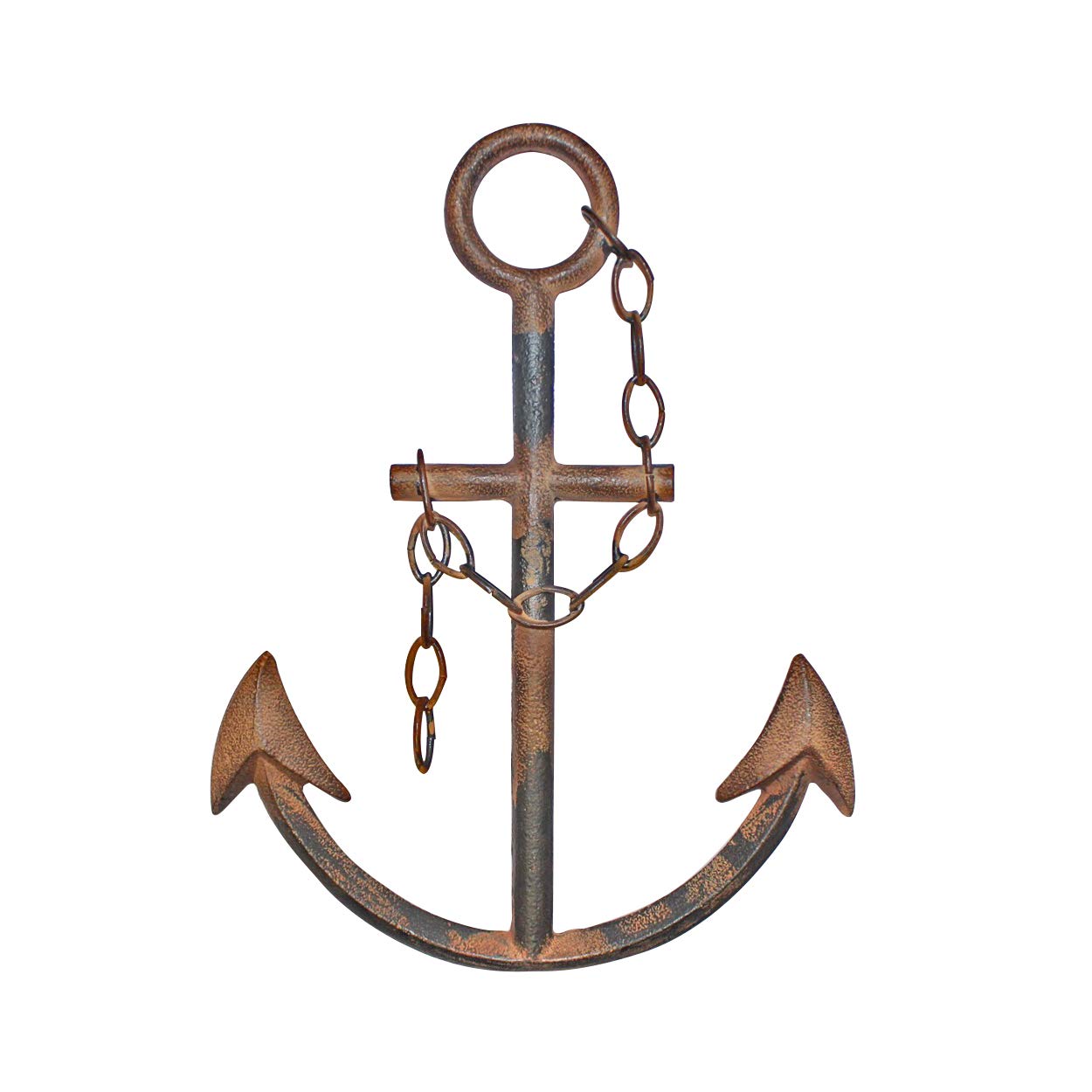 WALL CHARMERS 16 Cast Iron Metal Anchor Wall Decor (Rustic)