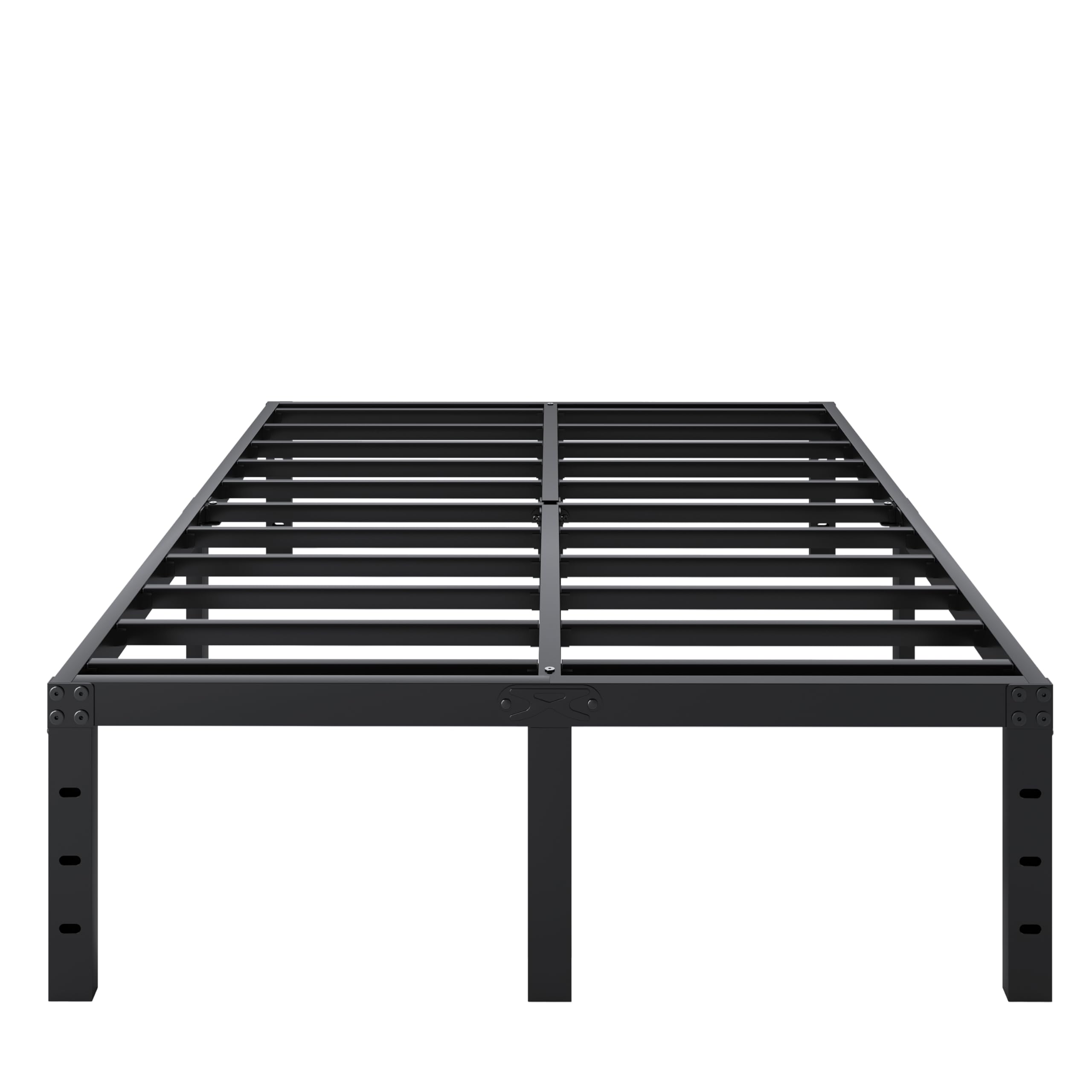 Shland California King Bed Frames No Box Spring Needed, Metal Platform Bed Frame Cal King Size Mattress Foundation, Easy Assembl