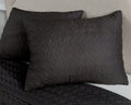 Rizzy Home | BT1779 | King Sham | 20"x36" Black/Neutral/ Geometrical