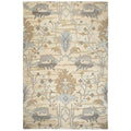 Rizzy Home Alora Decor Liberty 5' X 8' Motif Beige/Gray Blue/Gray/Cream/Lt. Brown Area Rug