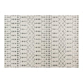 Flash Furniture Beth Geometric Bohemian Low Pile Rug - 5' X 7' - Ivory/Gray Polyester