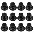 Btsky  12 Pack Black Plating Pen Holder Clips- Self Adhesive Pen Pencil Holder Pen Clip Holder With Adjustable Spring Loop Fit A