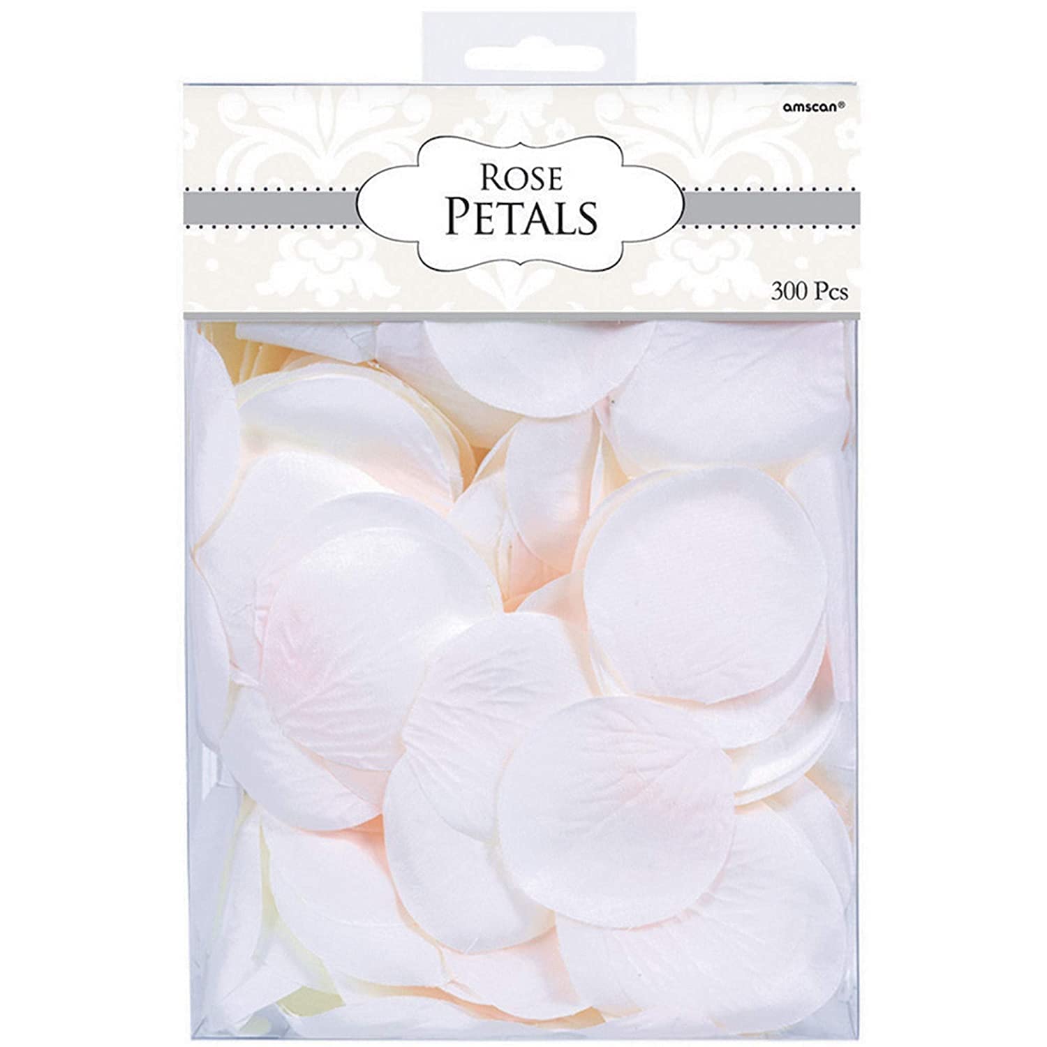 White Rose Flower Fabric Petals - 2'' (300 Pc) - Elegant Wedding & Event Decor, Delicate Aroma, Stunning Visual Display