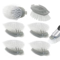 Brush Refills for OXO Dish Brush - 4 Pack Dish Brush Cleaning Soap Dispensing Head Replacement for Scrubber(Grey)