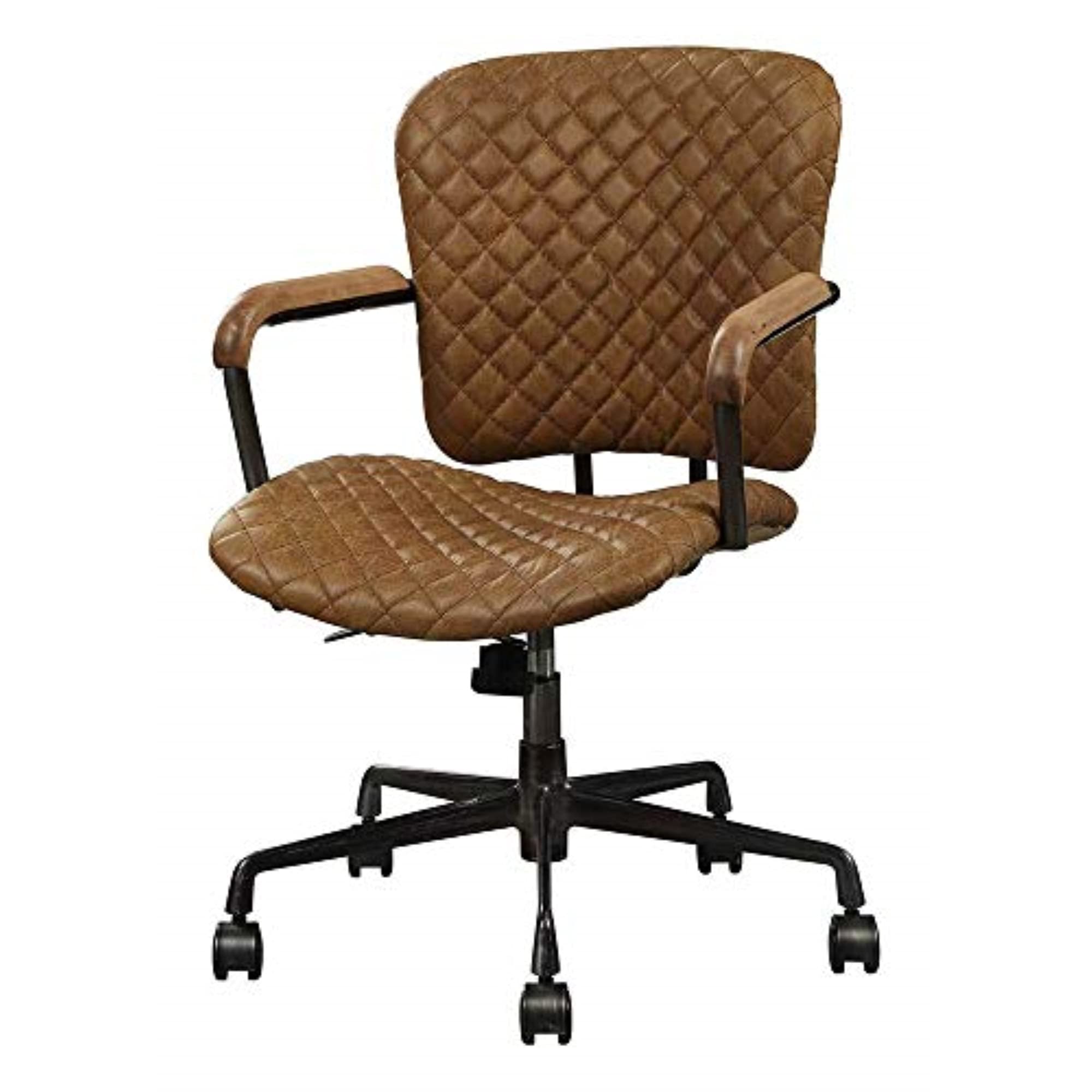ACME Josi Executive Office Chair - - Coffee Top Grain Leather