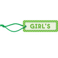 Teacher Created Resources Polka Dots Girls Pass (Green), Green (4754)
