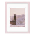 Golden State Art, 12x16 Picture Frame with Mat for 8.5x11 Picture or 12x16 inch Without Mat, Wall Mounting (Pink, 1 Pack)