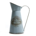 VANCORE Shabby Chic Large Metal Jug Flower Pitcher Vase