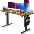 Marsail Standing Desk 55x24 Adjustable Height Electric Standing Desk with Storage Bag for Study Writing Work 4 Memory Preset wit