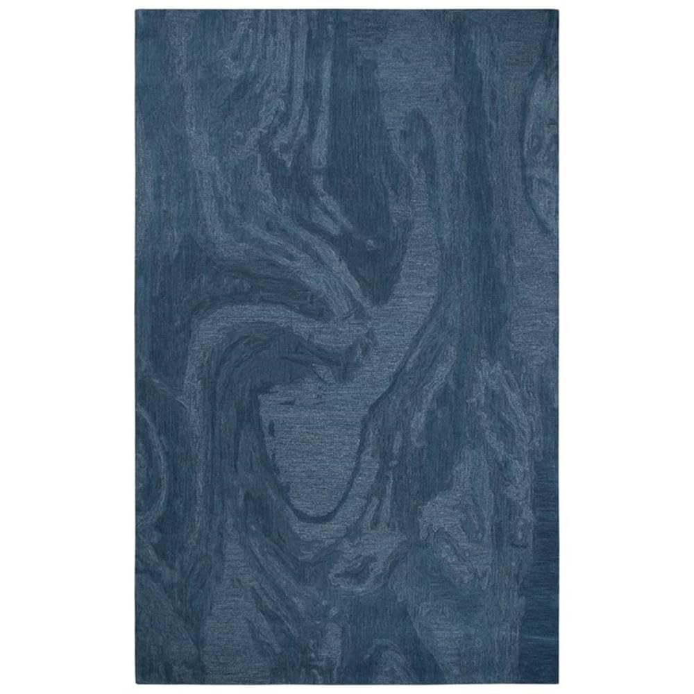 Rizzy Home Alora Decor Emerson 5' X 8' Abstract Blue/Gray/Rust/Blue Hand-Tufted Area Rug