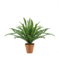 Northlight Potted Artificial Green Boston Fern Plant - 17.5