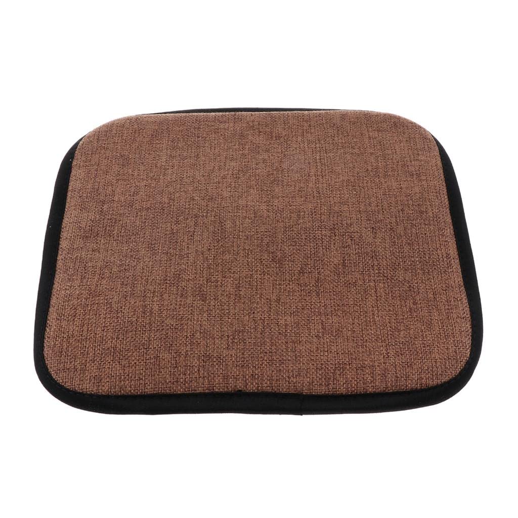 Secret Desire Cotton Brown Office Home Chair Cushion Dining Chair Pads Square 30Cm