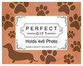 Gifts For All By Rachel Olevia Dog Lover Gift Dachshund Weiner Dog Prints Natural Wood Engraved 4x6 Landscape Picture Frame Wood