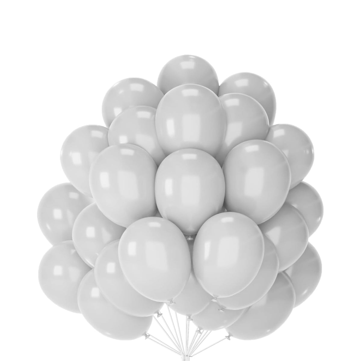 Balloon Bar 50 Pieces Gray Pastel Balloons for Decoration  Balloons for Birthday, Anniversary, Mehndi, Wedding, Retirement Part