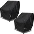 Outdoor Furniture Covers,Patio Chair Covers Waterproof,28'W X 33'D X 38.5'H, Lawn Furniture Covers Outdoor 2 Pack Black