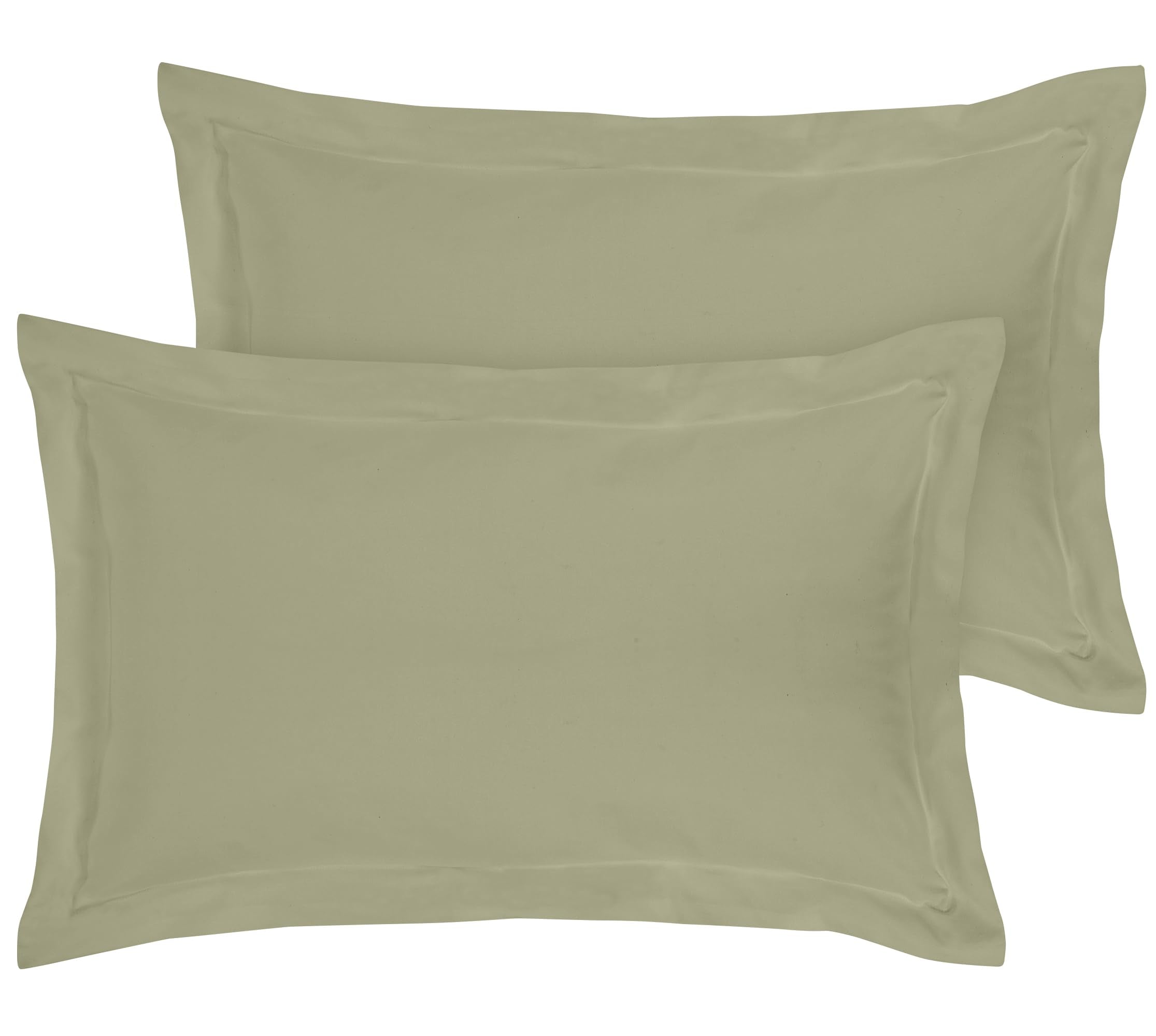 Royale Linens Pillow Shams 2 Pack Standard Size 20X26 Inch - Brushed 1800 Microfiber - Bed Pillow Shams, Wrinkle Resistant Super