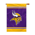NFL Minnesota Vikings 1 Sided House Banner, 28 x 40/Team Color