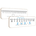 Scribbledo Dry Erase Number Line Board 4   X12    Inch Lapboard Double Sided White Board Featuring 0-10 Number Line On One Side
