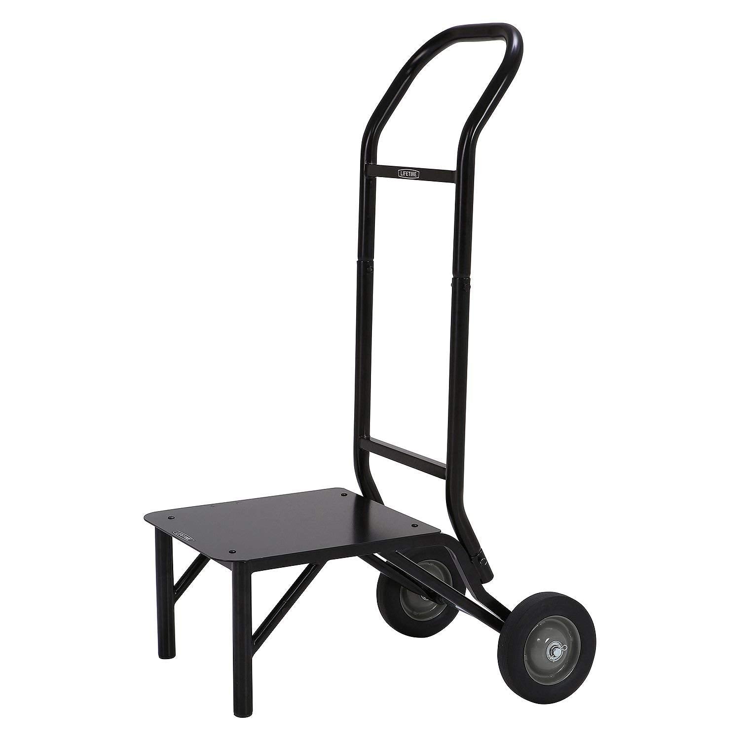 Lifetime Stacking Chair Dolly, Black