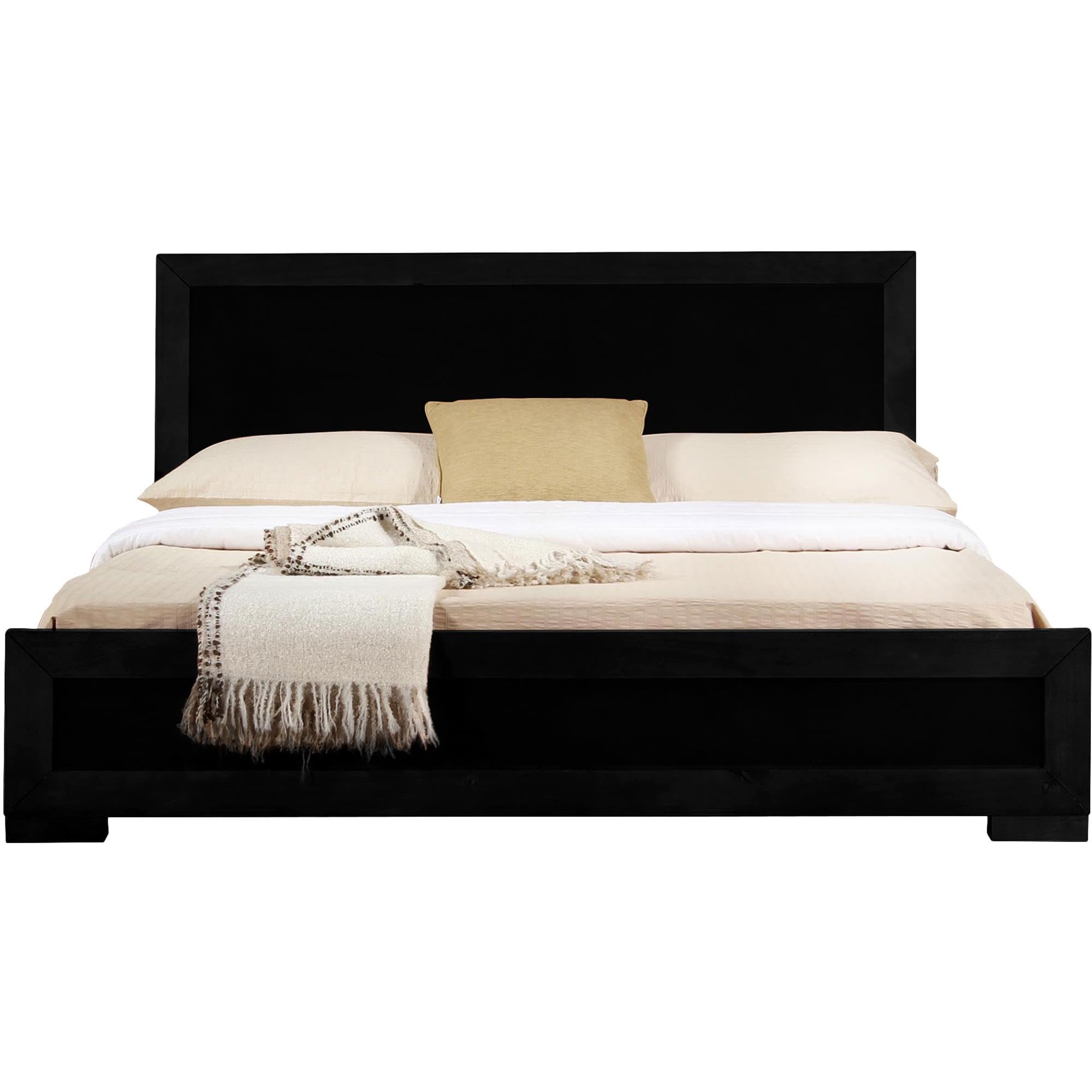Camden Isle Trent Wooden Platform Bed, Black, Twin