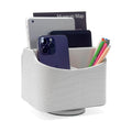 Unionbasic Rotating Desk Organizer, 360 Degree Desk Spinning Caddy, Desktop Tv Guide/Mail/Media/Remote Controller Holder Organiz
