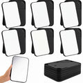 Cinnvoice 12 Pack Desktop Makeup Mirror Bulk 90 Adjustable Portable 8  Vanity Table Mirror with Stand, Folding Travel for Makeup