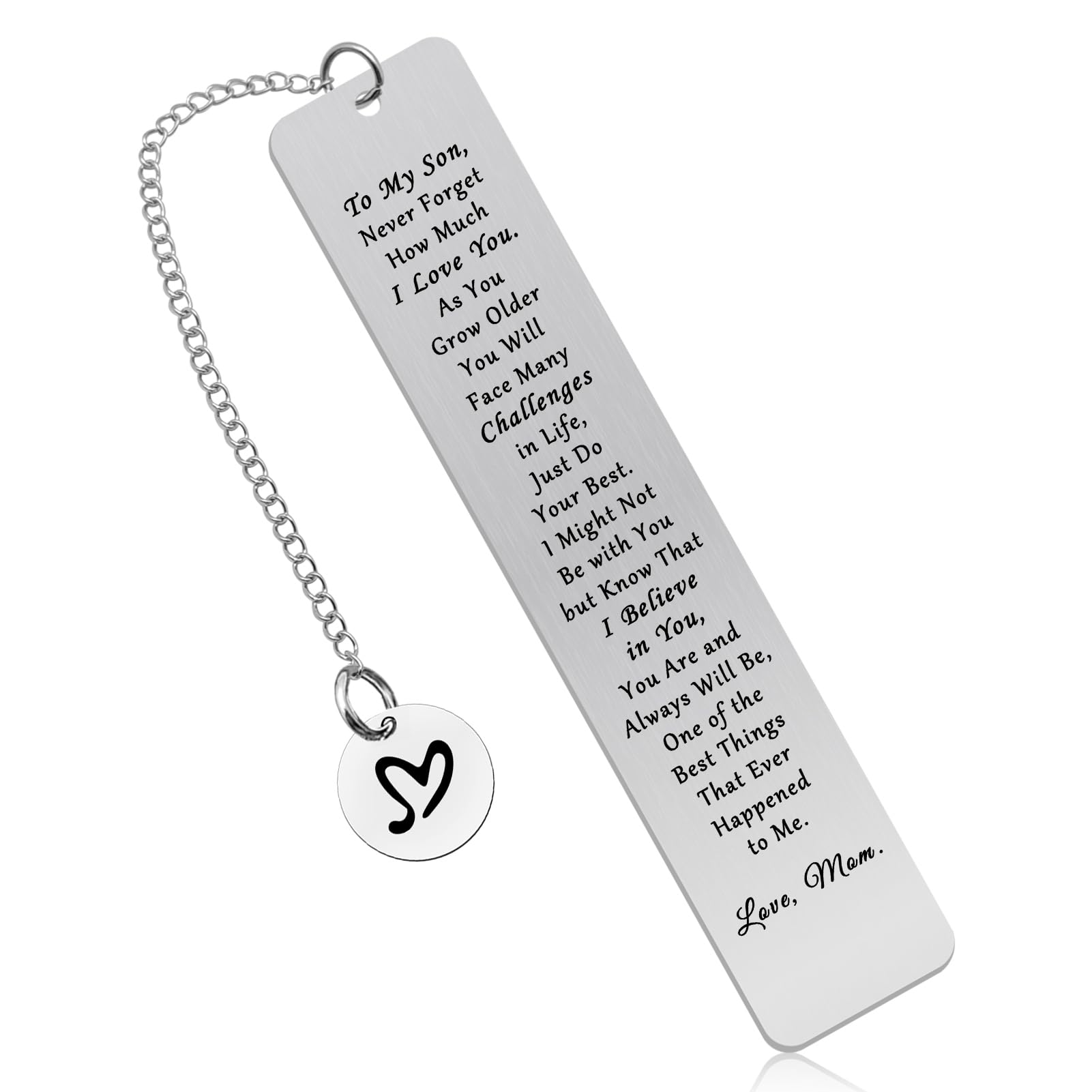 To My Son Gifts From Mom Father Bookmark 18Th Birthday Gifts For Son Love You Gifts Mother To Son Graduation Gifts From Dad Chri