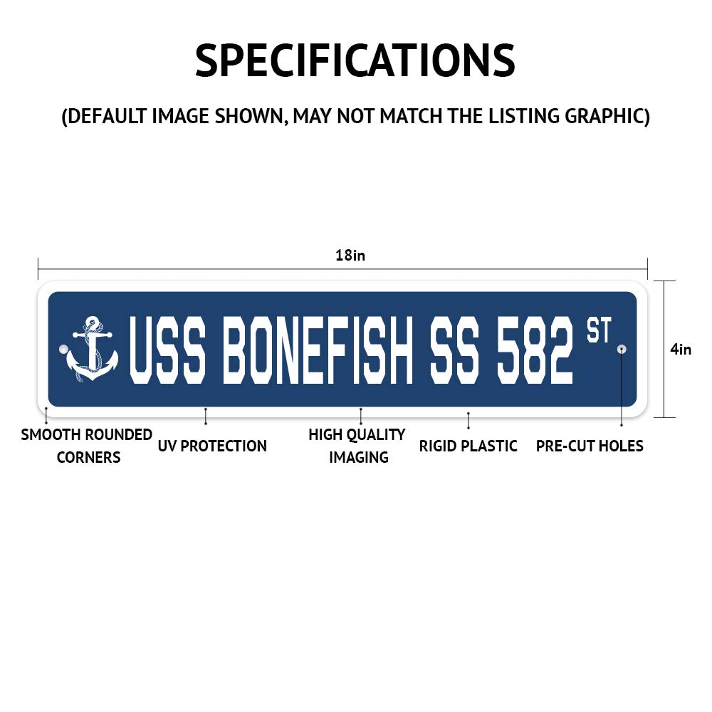Carol Street Sign Childrens Name Room Sign | Indoor/Outdoor | 18'' Wide Plastic Sign