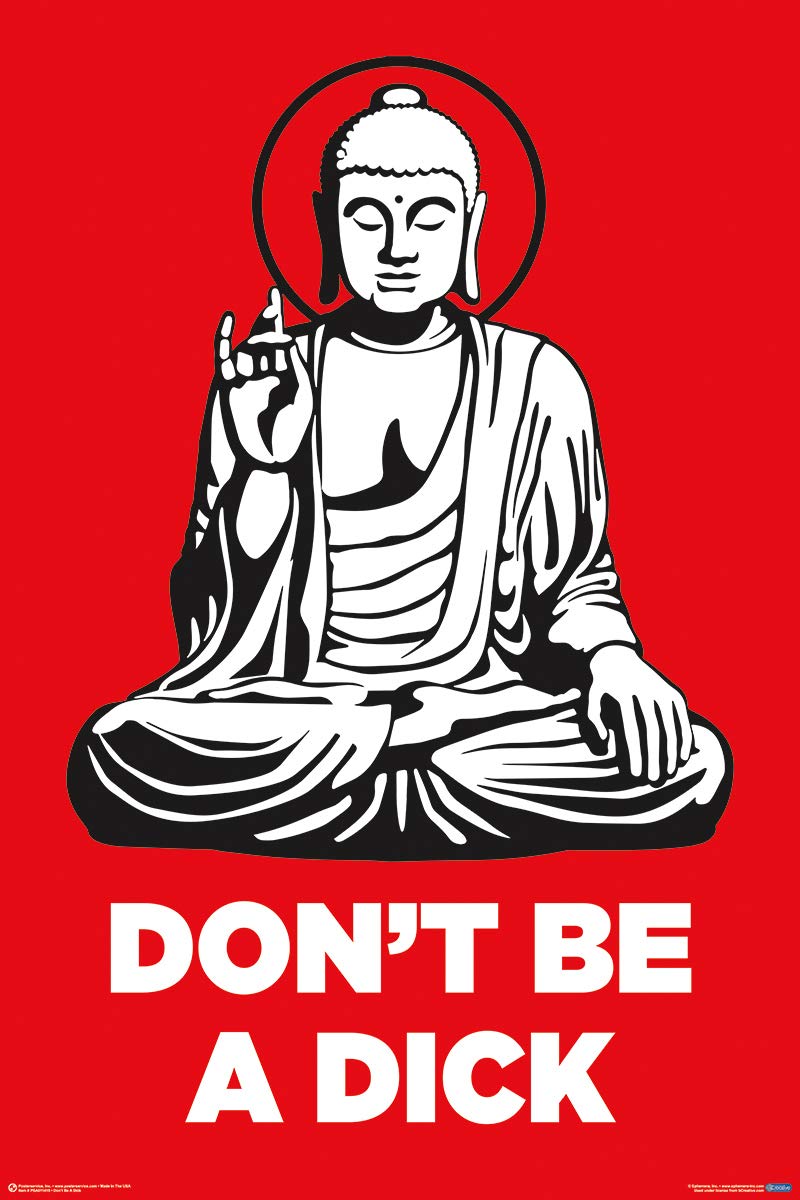 Frame USA Don t Be A Dick Poster (Unframed)(24x36)