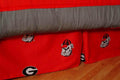 College Covers Everything Comfy Georgia Bulldogs Dust Ruffle Bed Skirt, Full