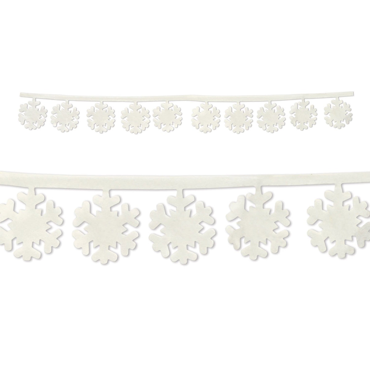 Beistle Fabric Snowflake Garlands Pack of 12