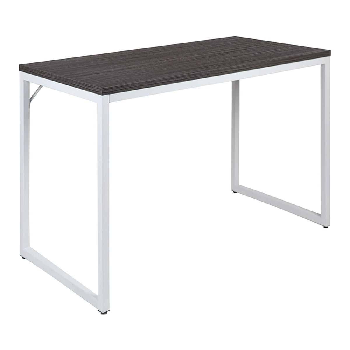 Flash Furniture Kimberly Tiverton Industrial Modern Desk-Rustic Gray/White Commercial Grade Computer Desk-47" Sturdy Home Office Desk-Writing Desk